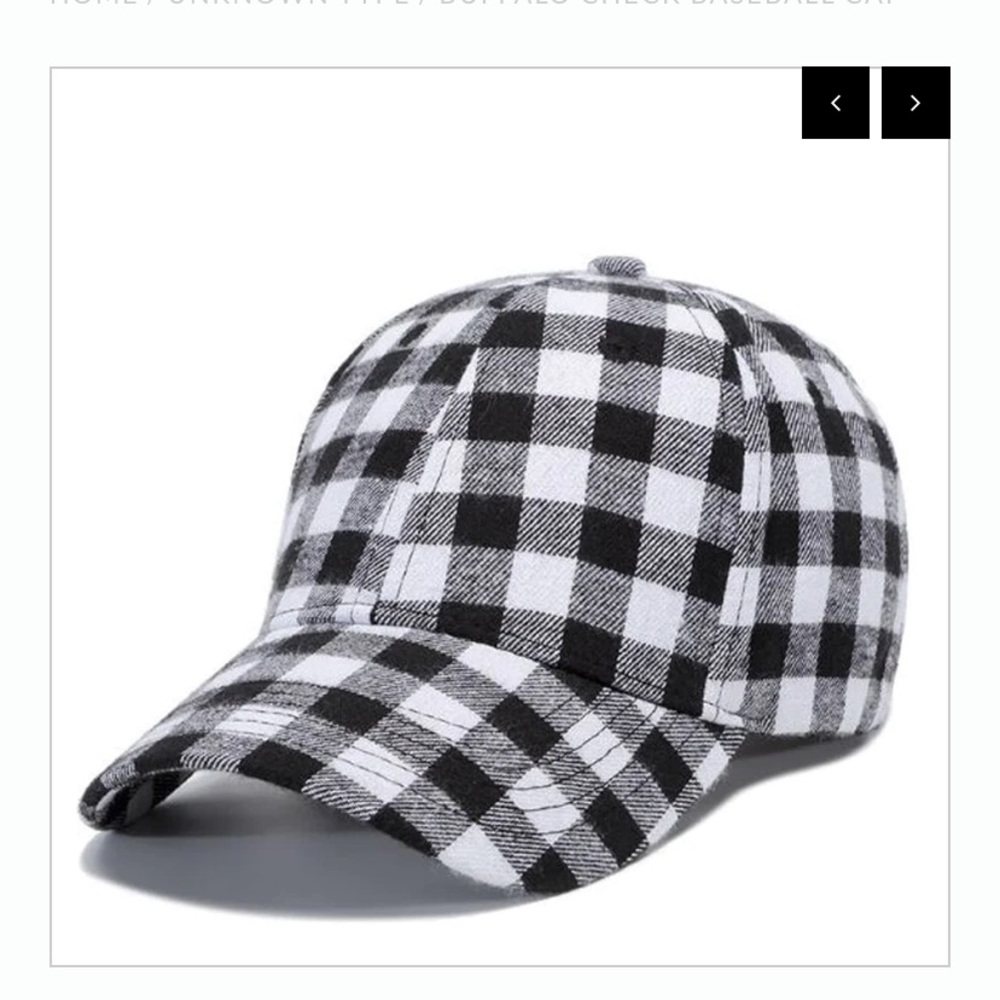 Buffalo checkered hat